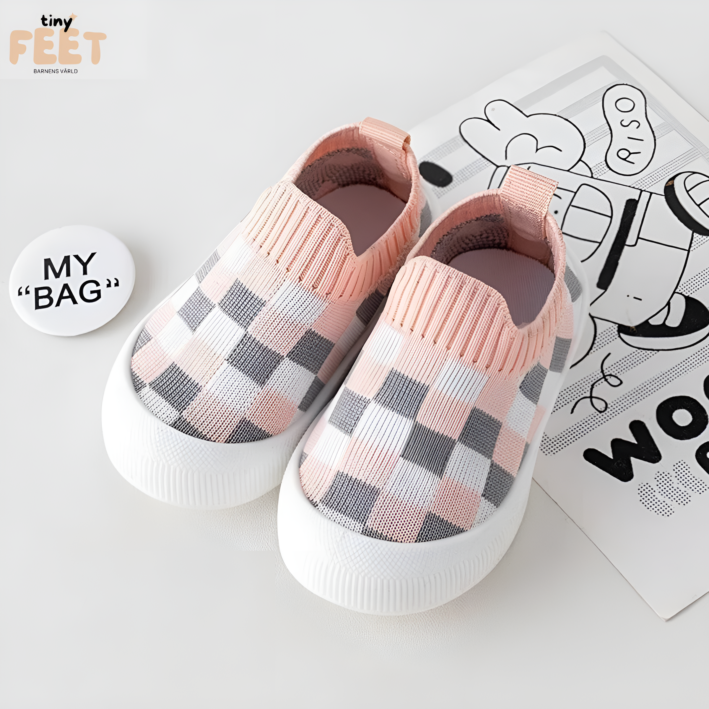 TinyFeet - Söta babyskor med ett rejält halkskydd!